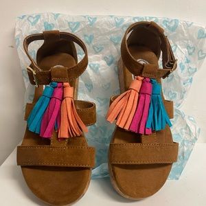 Girls Stevie’s Tassle sandals.